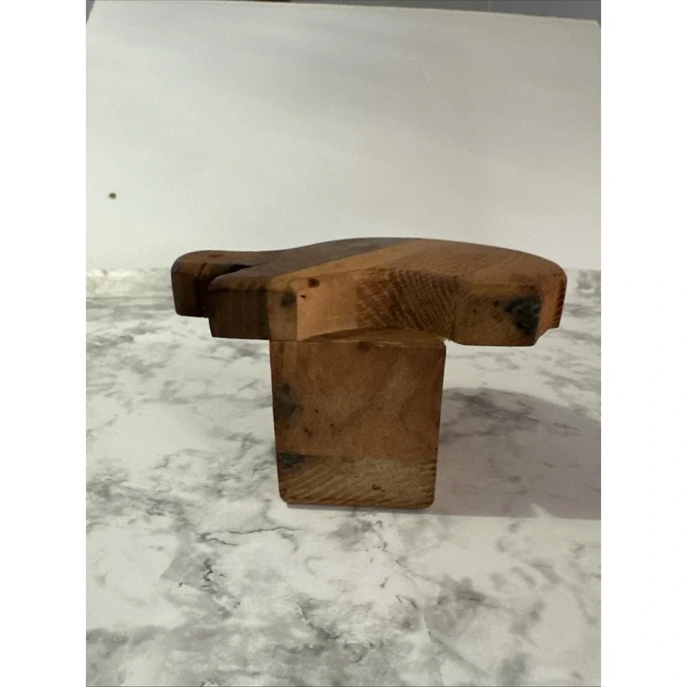 Turtle‎ Napkin Holder Wood Hand Carved MCM Vintage Decor